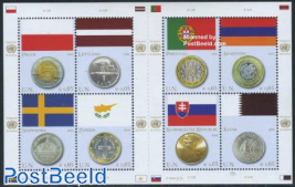 Flags & coins 8v m/s