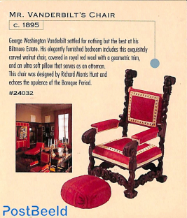 Model chair, Mr. Vanderbilt's chair