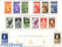 2 sets 1935/1936, mixed */o