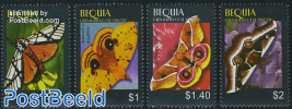 Bequia, Butterflies 4v