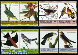 Audubon, birds 8v (4x[:])