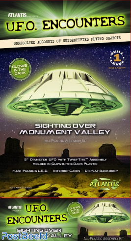 UFO Encounters Monument Valley UFO Glow in the Dark Edition with Light
