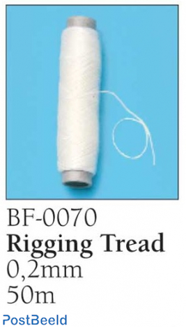 White Rigging Thread 0.2mm