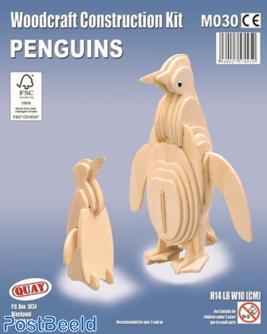 Penguins Woodcraft Kit