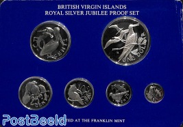 British Virgin Islands Proof set 1977 in box