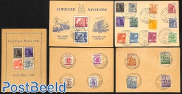 5 souvenir cards Leipziger Messe