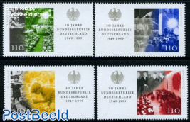 50 Years Bundesrepublic 4v (from s/s)