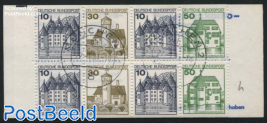 Castles booklet (Lieber Briefmarkensammler/Postscheckkonto)