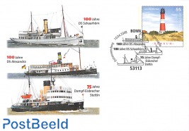 Envelope 55c, Ships