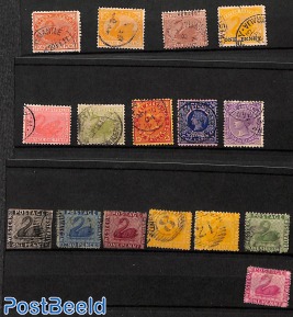 Lot used stamps Western Australia