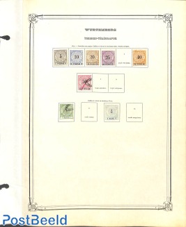 Württemberg Telegraph stamps