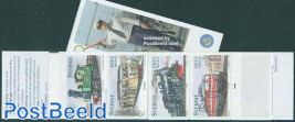 Locomotives booklet (with 2 sets of 5 stamps)