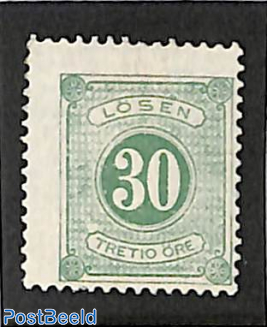 Postage due, 30o, perf. 13, Stamp out of set