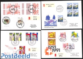 4 Special registered (FDC) covers