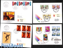 4 Special registered (FDC) covers