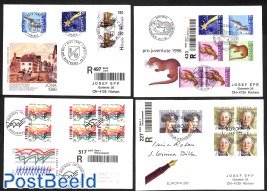 4 Special registered (FDC) covers