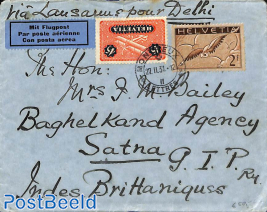 Airmail from Montreux with its mark