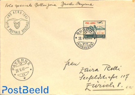 Envelope to Zurich. See marks 