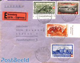 Express mail from Hottwil to Zürich