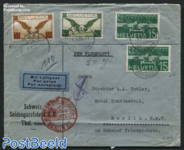 Airmail letter from Thal to Berlin