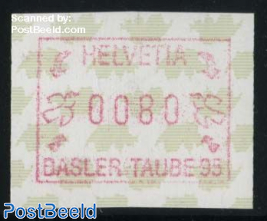 Automat Stamp, Basler Taube 1v (face value may vary)