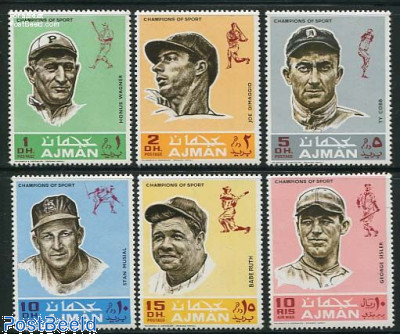 Baseball players 6v