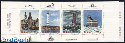 Lighthouses 4v in booklet