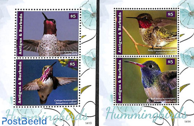 Hummingbirds 2 s/s