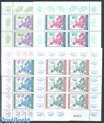 European safety conference 4 minisheets