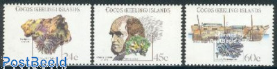 Charles Darwin 3v