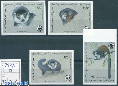 WWF 4v, imperforated