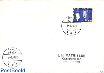 Letter from Thule to Hellerup