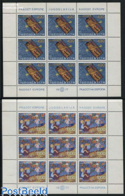 European joy 2 minisheets