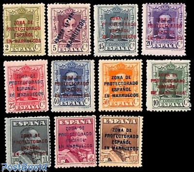 Spanisch Marokko 50 verschillende Postzegels (Postzegels voor verzamelaars