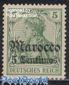 5c, German Post, Stamp out of set