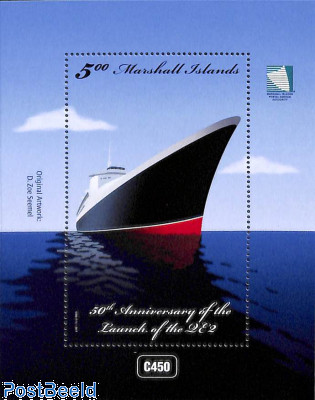 50 years Queen Elizabeth 2 launch s/s