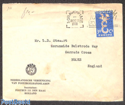30c, Europa on cover