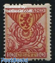 10c, Sync. perf., Stamp out of set
