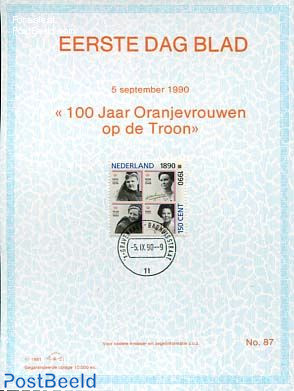 100 Years queens, EDB Visje 87