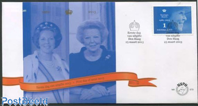 Queen Beatrix 1v, FDC