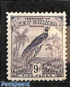 9d, Stamp out of set