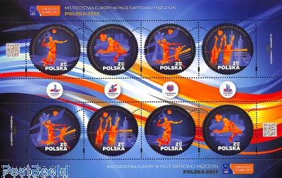 European Volleyball championships 4v m/s (with 2 sets)