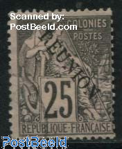 25c, Stamp out of set
