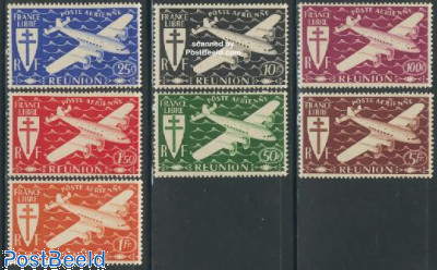 Airmail definitives 7v