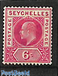 6c, WM Crown-CA, Stamp out of set