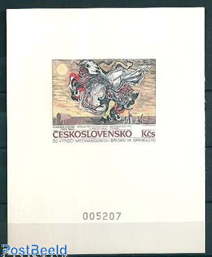 International Brigade Spain, special sheet