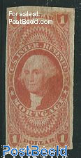 $1, Revenue stamp, Mortgage, imperf.