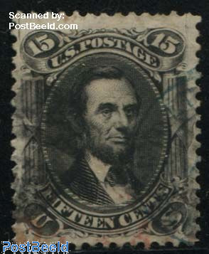15c black, used