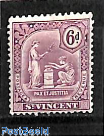 6p, with point under d, Stamp out of set