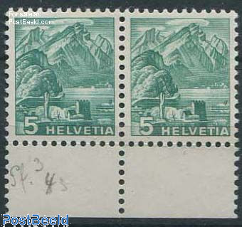 5c Double embossed
